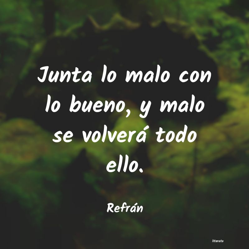 frases de Refrán