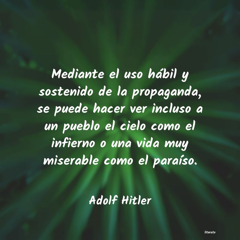 frases de Adolf Hitler
