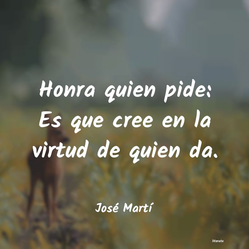 Frases de José Martí