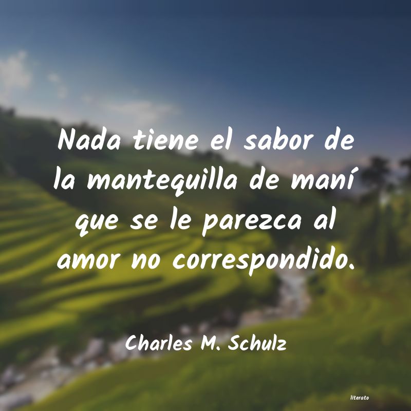 Frases de Charles M. Schulz