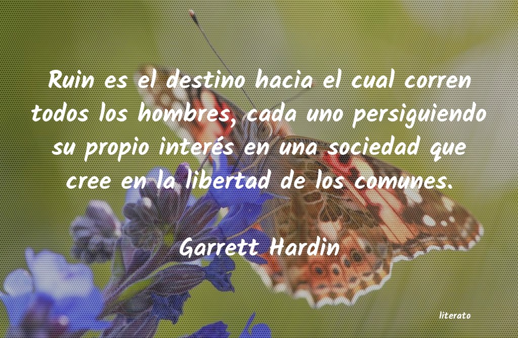 frases de Garrett Hardin