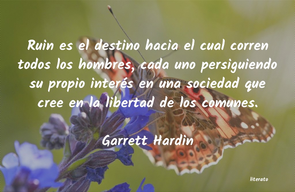 Frases de Garrett Hardin