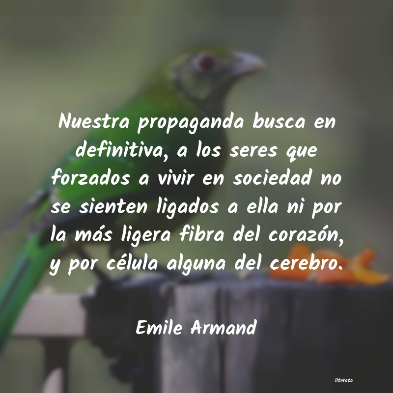 Frases de Emile Armand