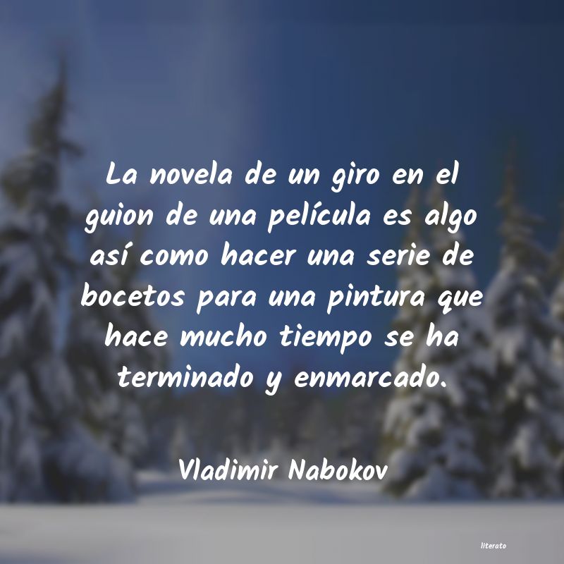 Frases de Vladimir Nabokov