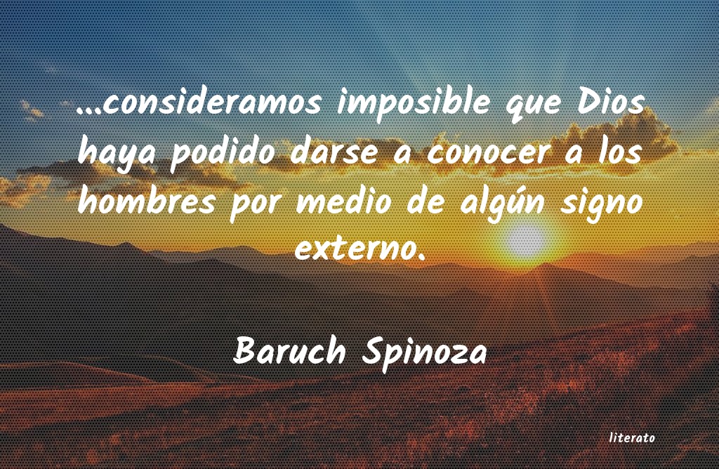 Frases de Baruch Spinoza