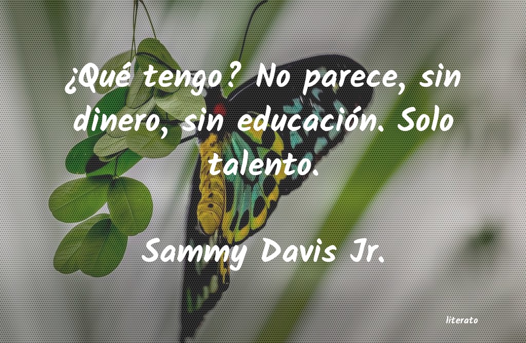 Frases de Sammy Davis Jr.