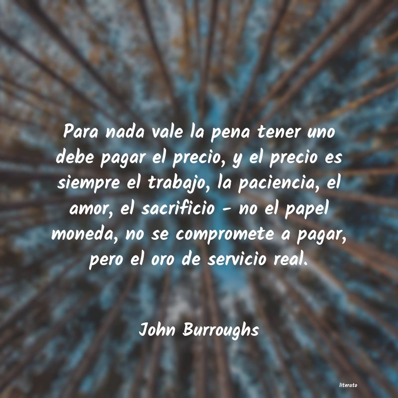 Frases de John Burroughs