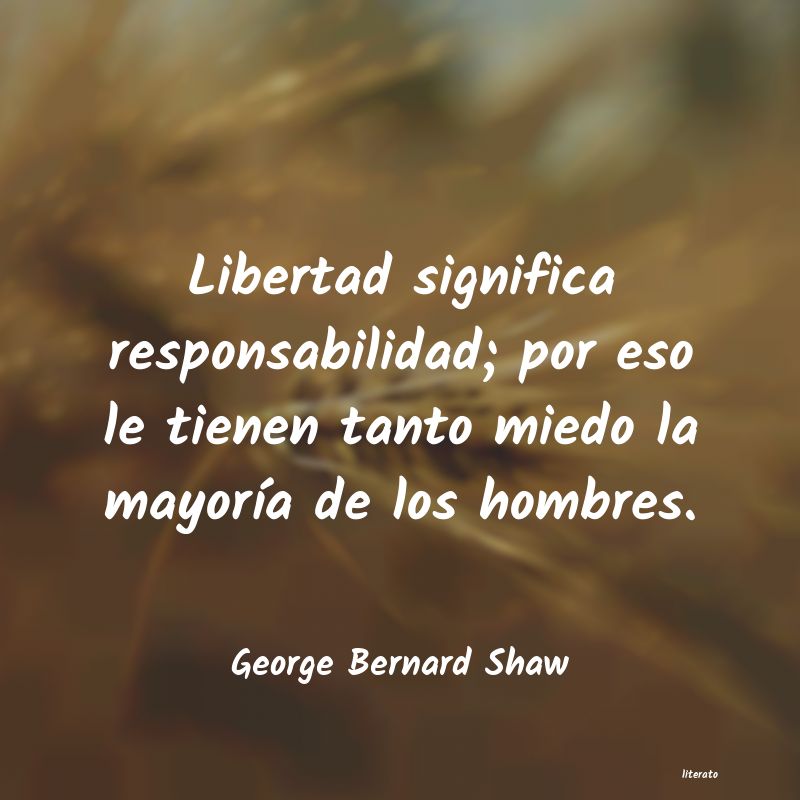 frases de George Bernard Shaw