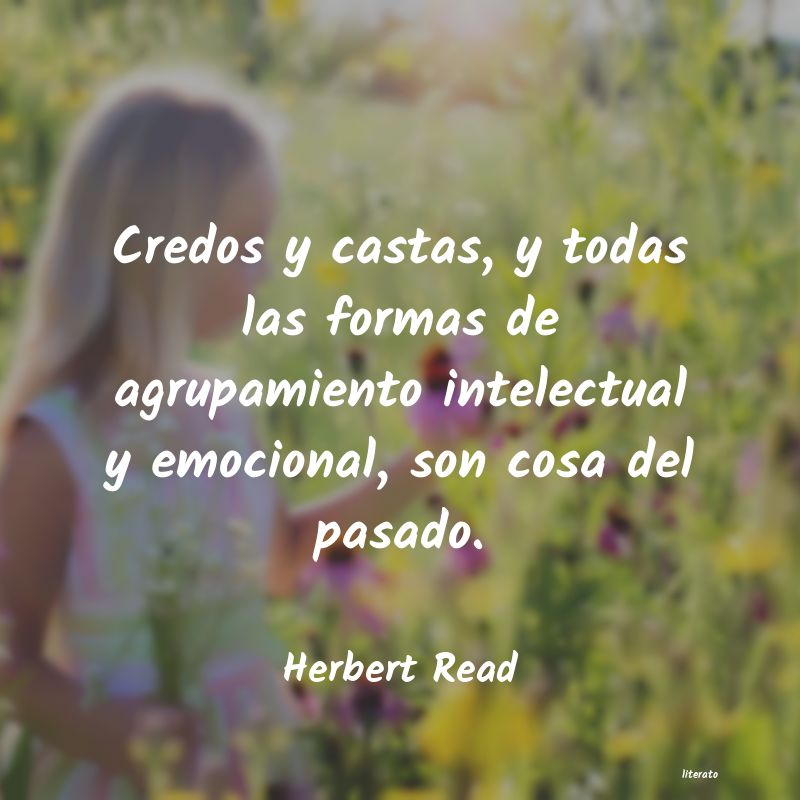 frases de Herbert Read