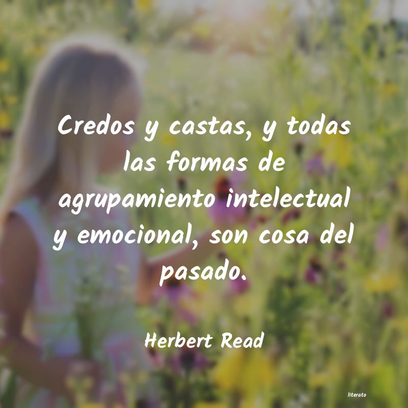 Frases de Herbert Read