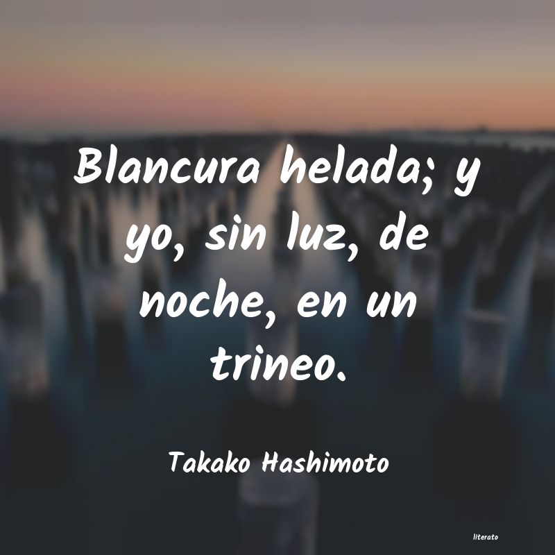 frases de Takako Hashimoto
