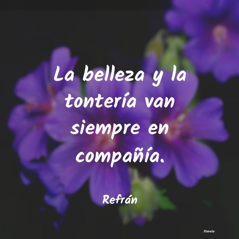 frases de Refrán