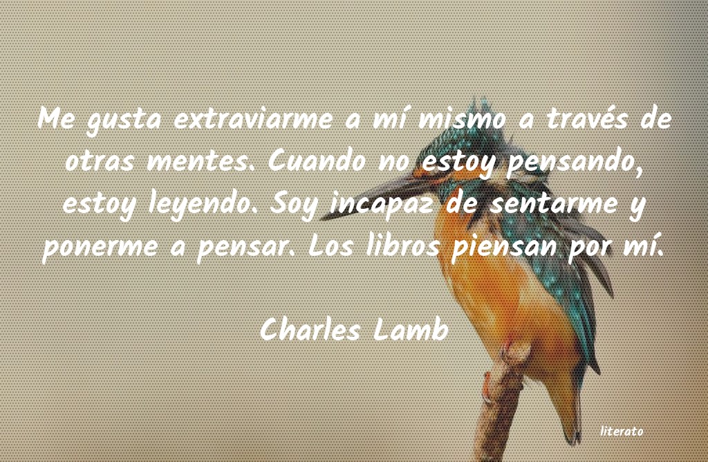 Frases de Charles Lamb - literato