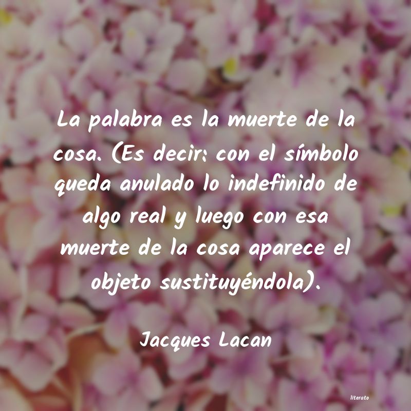 frases de Jacques Lacan
