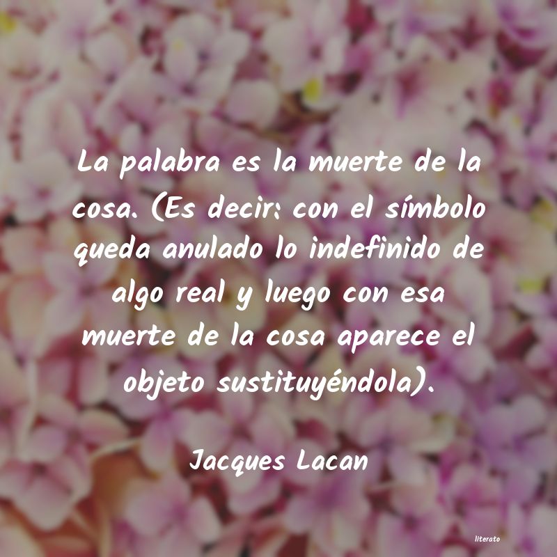 Frases de Jacques Lacan