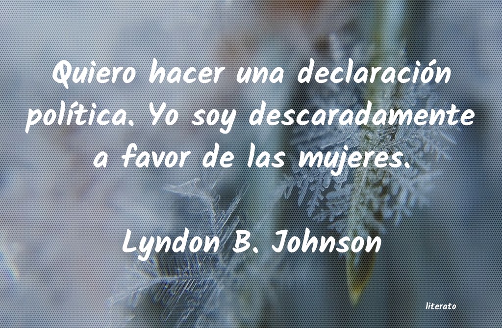 frases de Lyndon B. Johnson