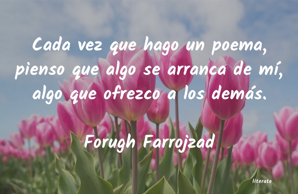 frases de Forugh Farrojzad