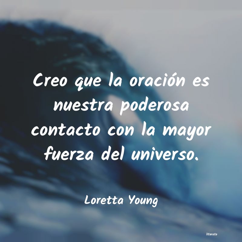 Frases de Loretta Young