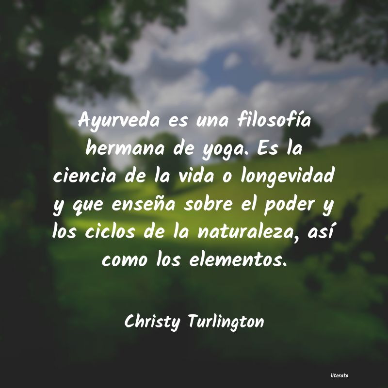 Frases de Christy Turlington