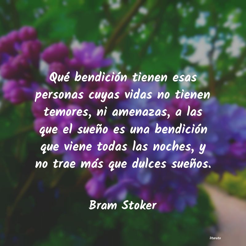 Frases de Bram Stoker