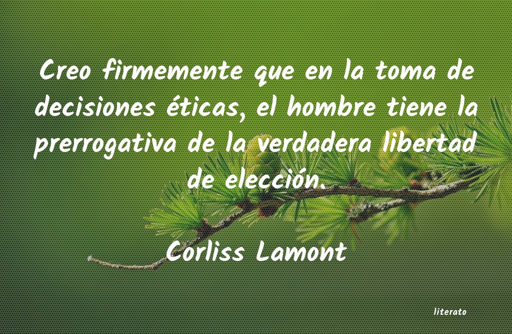 frases de Corliss Lamont