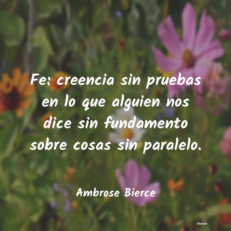 Frases de Ambrose Bierce