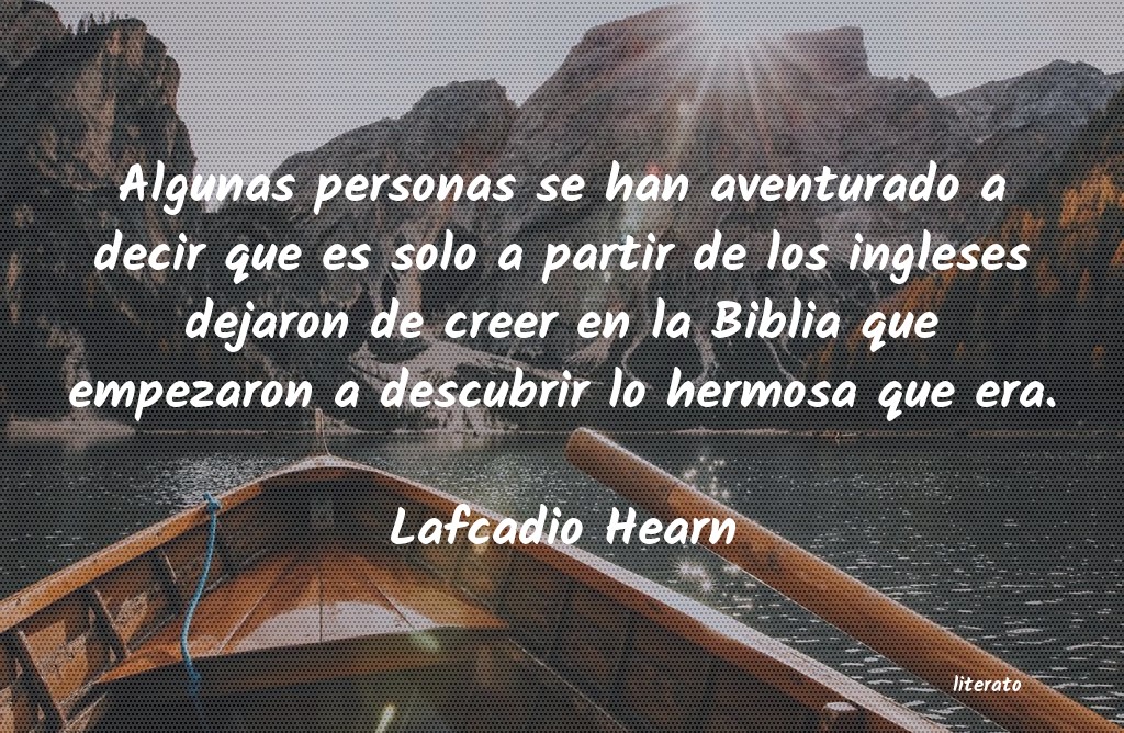 Frases de Lafcadio Hearn