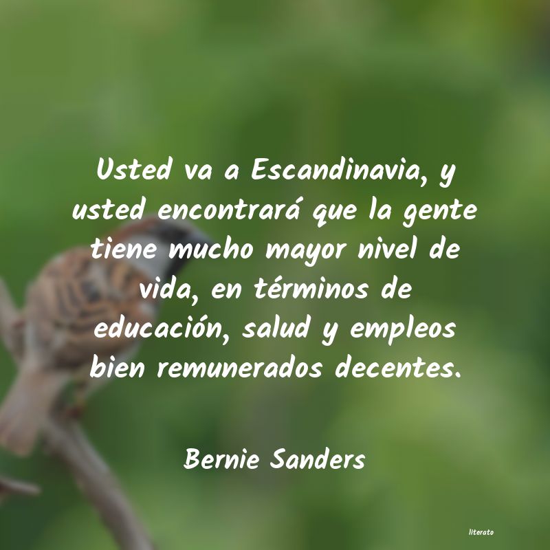 Frases de Bernie Sanders