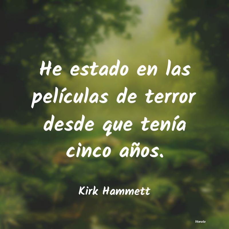 frases de Kirk Hammett