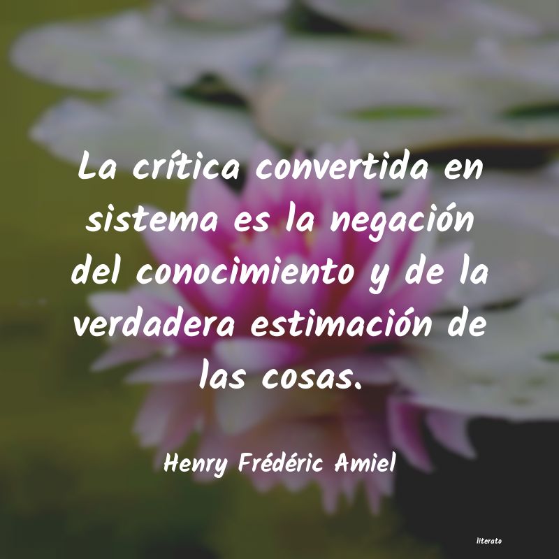 Frases de Henry Frédéric Amiel