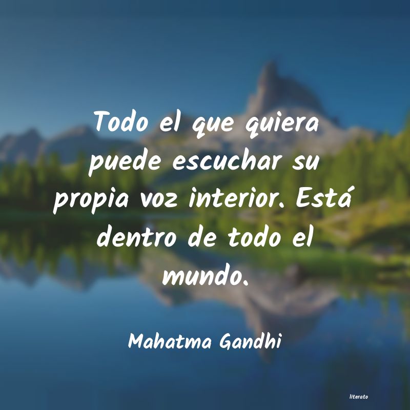 Frases de Mahatma Gandhi