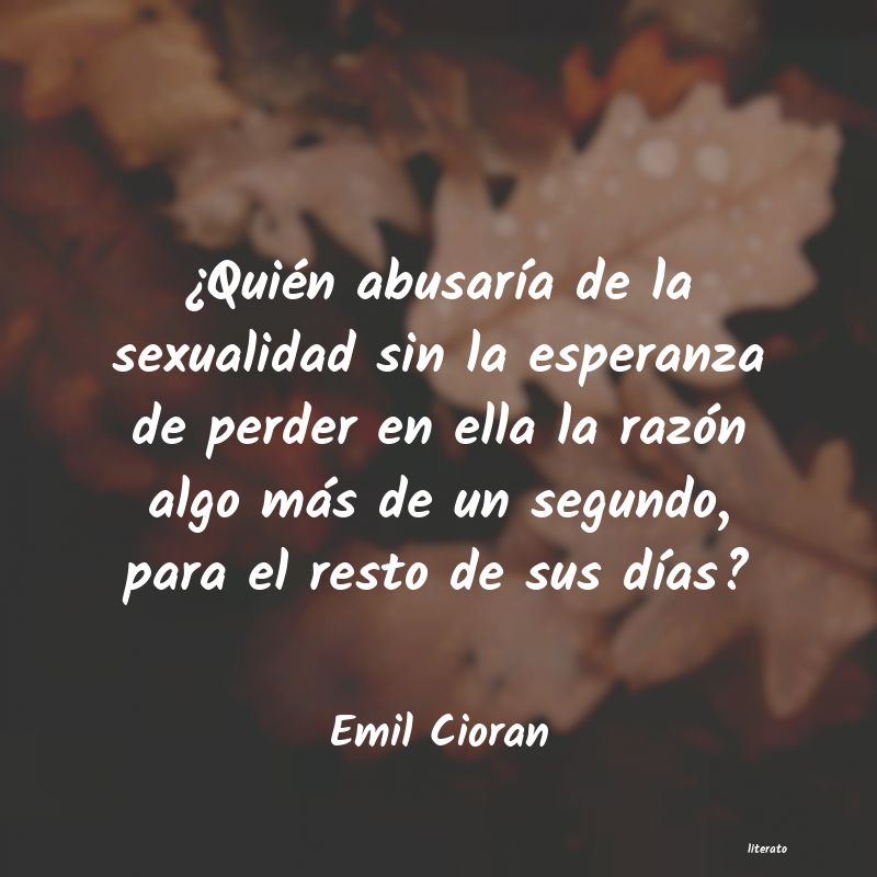 frases de Emil Cioran