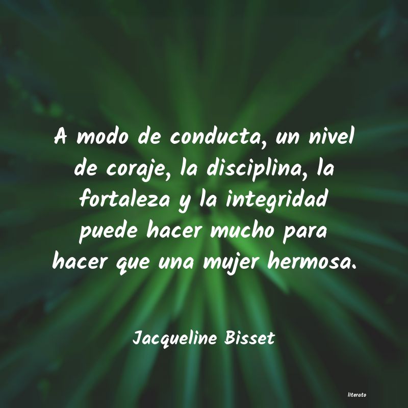 frases de Jacqueline Bisset
