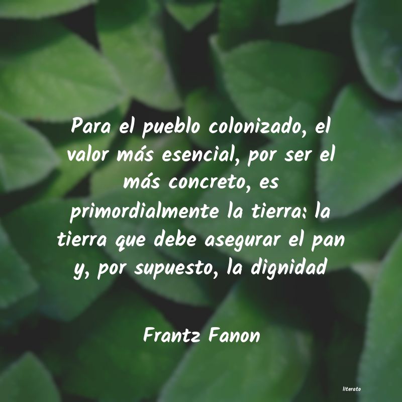 frases de Frantz Fanon