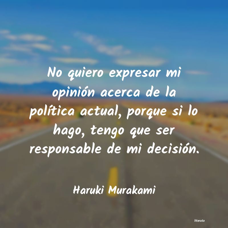 Frases de Haruki Murakami