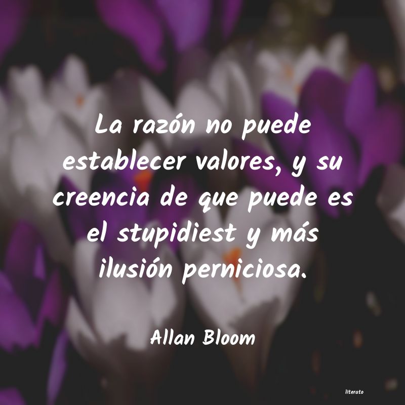 frases de Allan Bloom