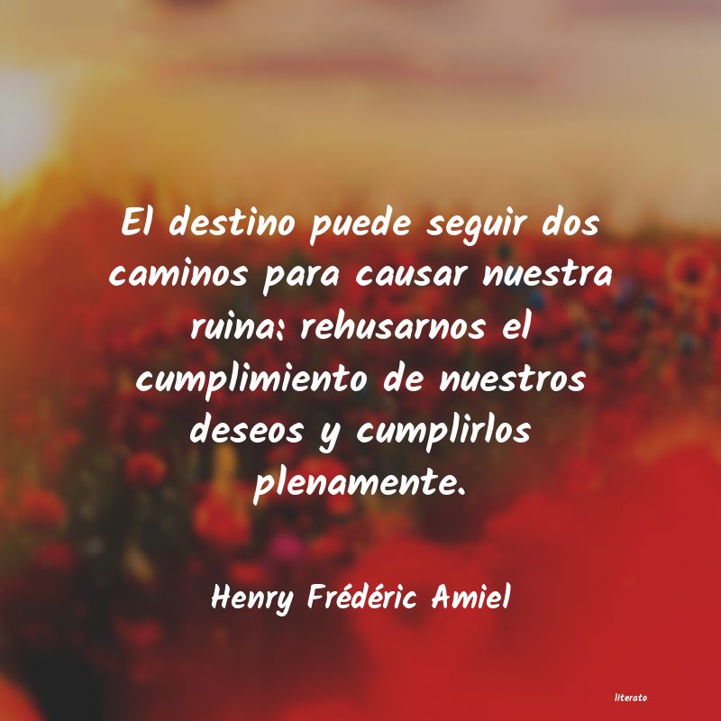 frases de Henry Frédéric Amiel