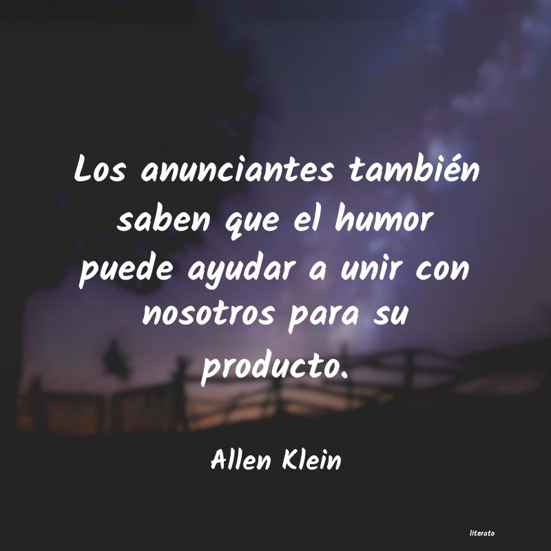 Frases de Allen Klein