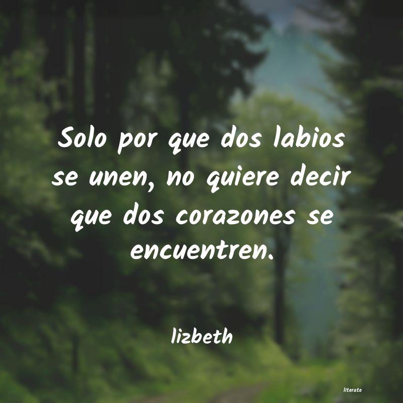 frases de lizbeth