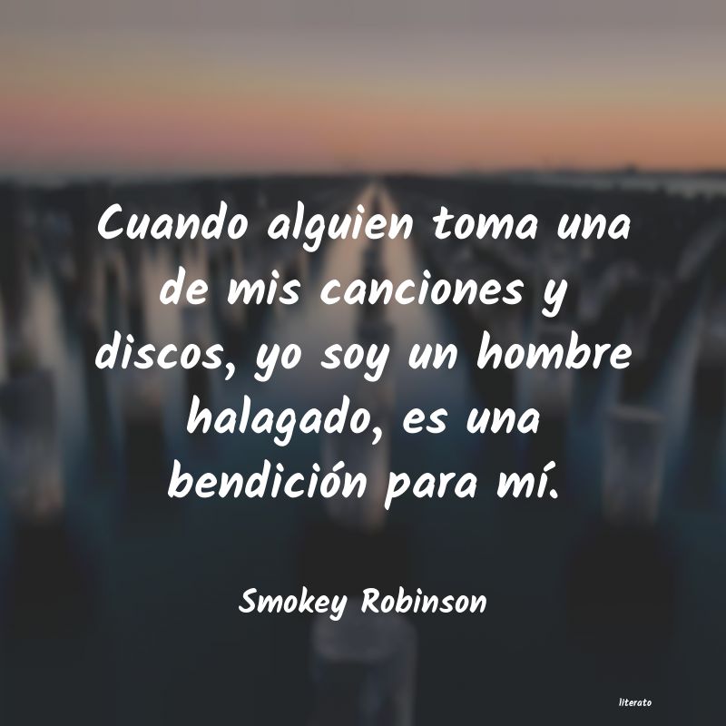 Frases de Smokey Robinson