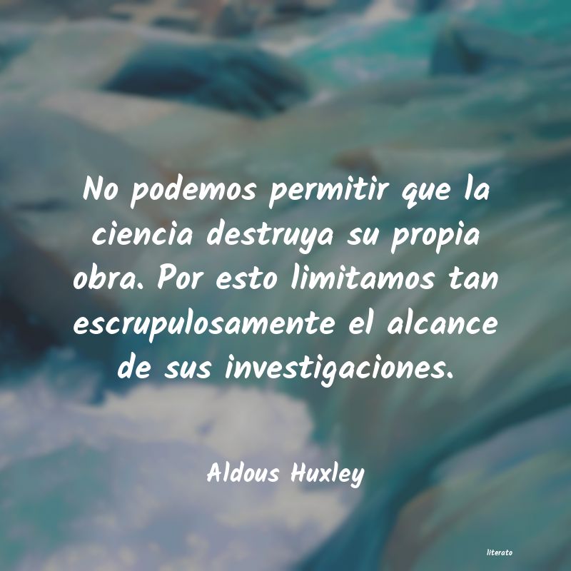 frases de Aldous Huxley