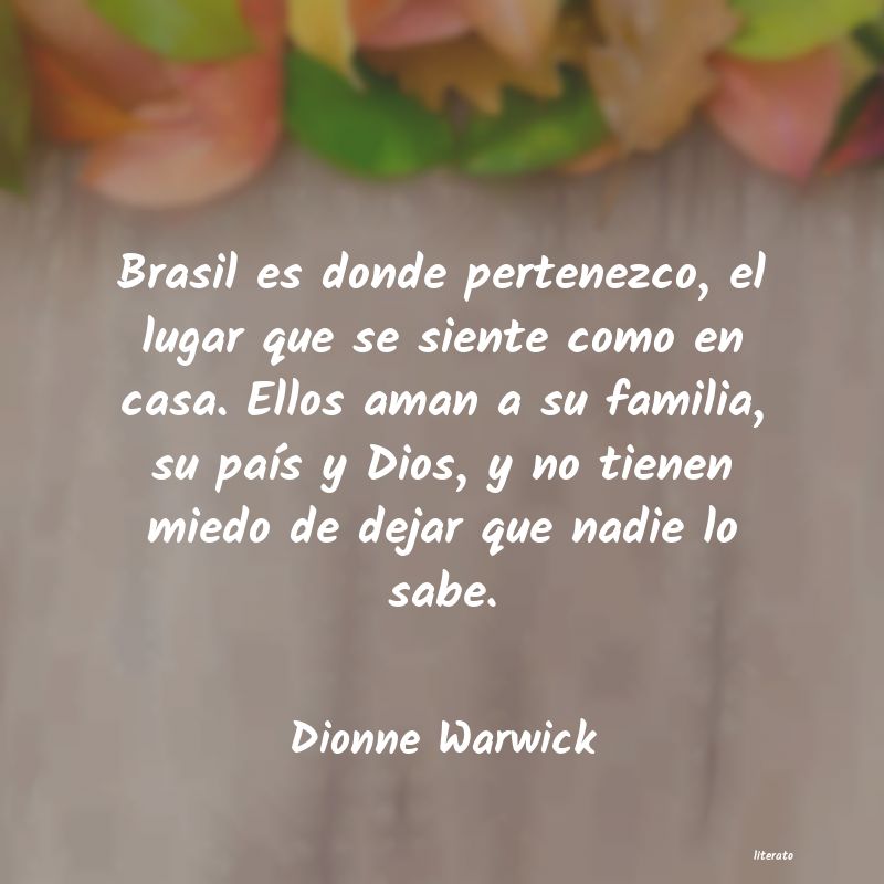 Frases de Dionne Warwick