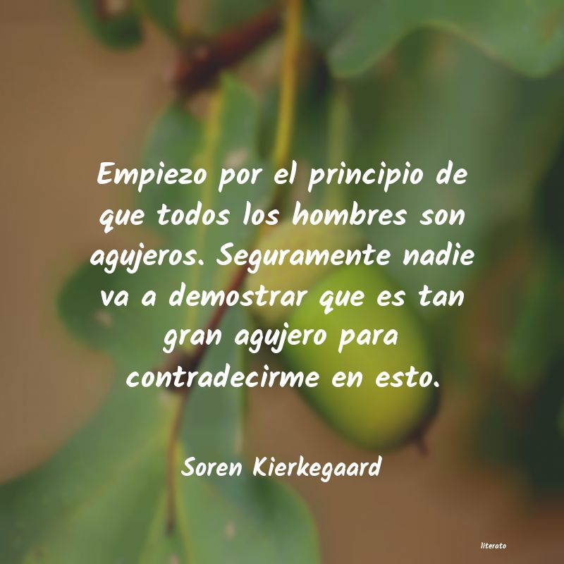 Frases de Soren Kierkegaard