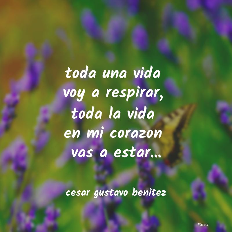 Frases de cesar gustavo benitez