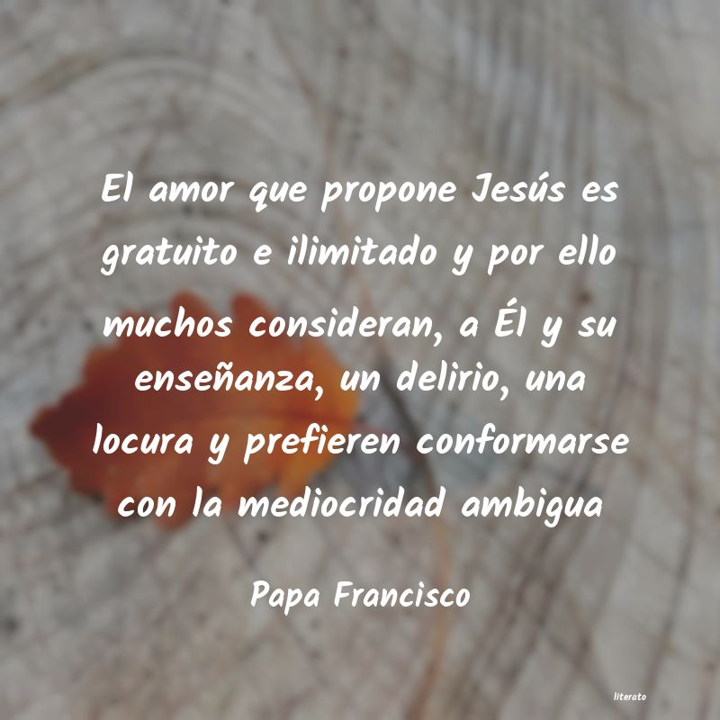 frases de Papa Francisco