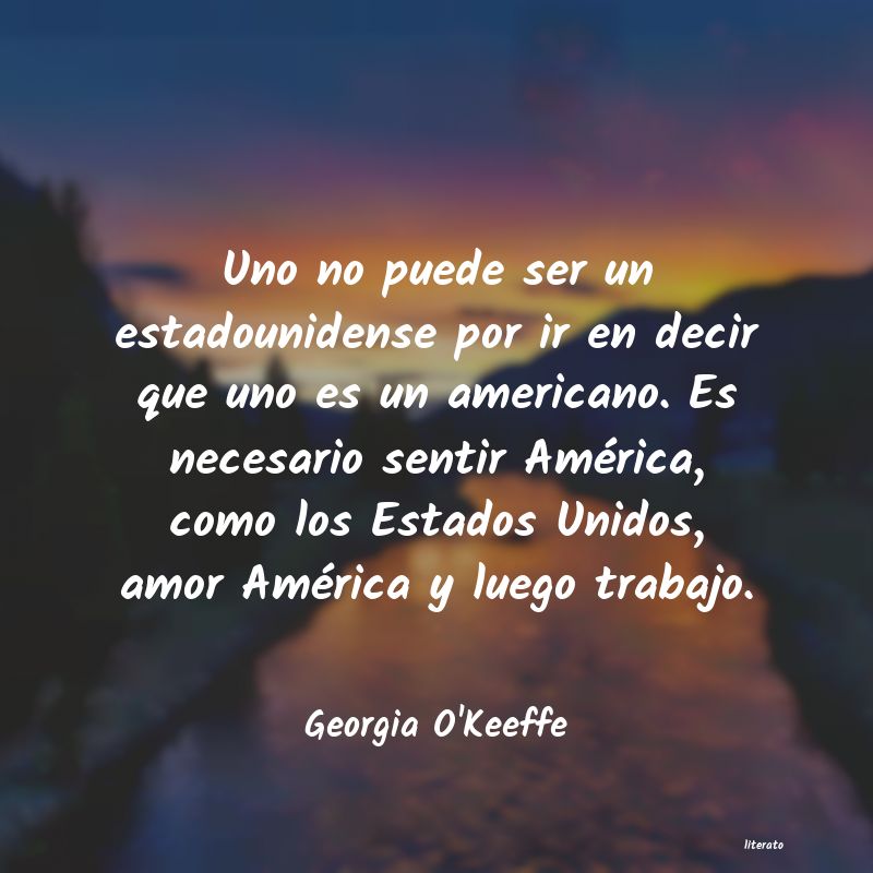 frases de Georgia O'Keeffe
