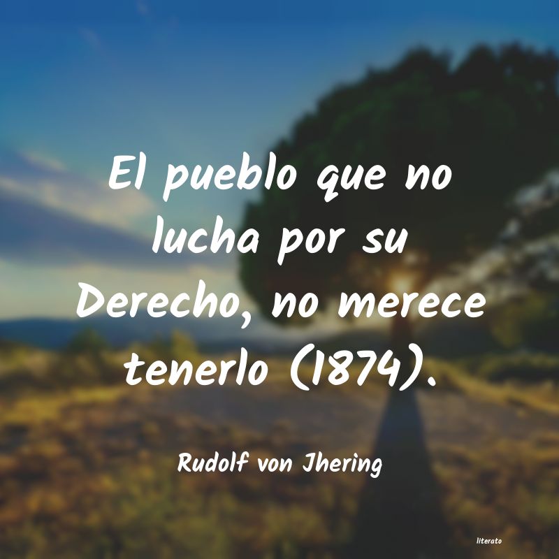 frases de Rudolf von Jhering