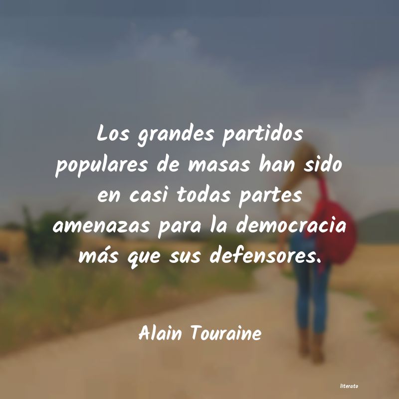 Frases de Alain Touraine