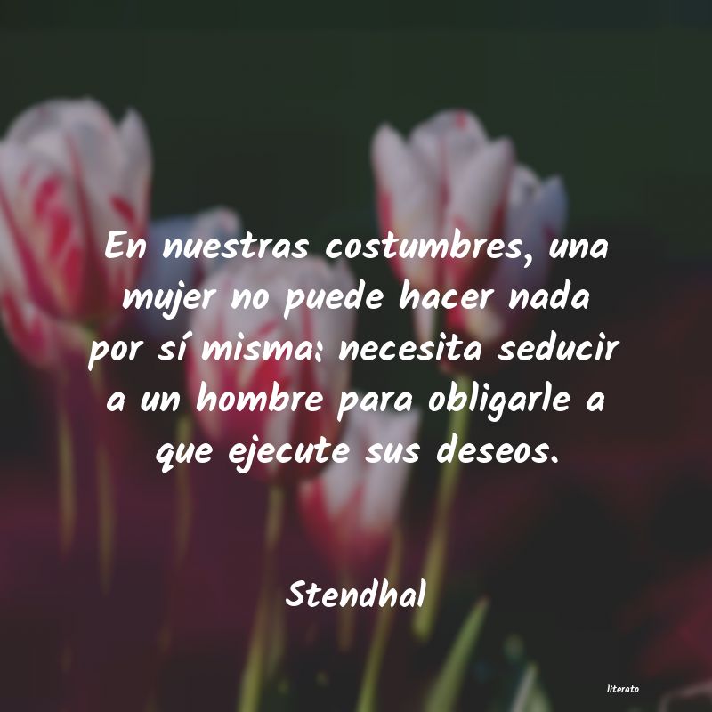 Frases de Stendhal