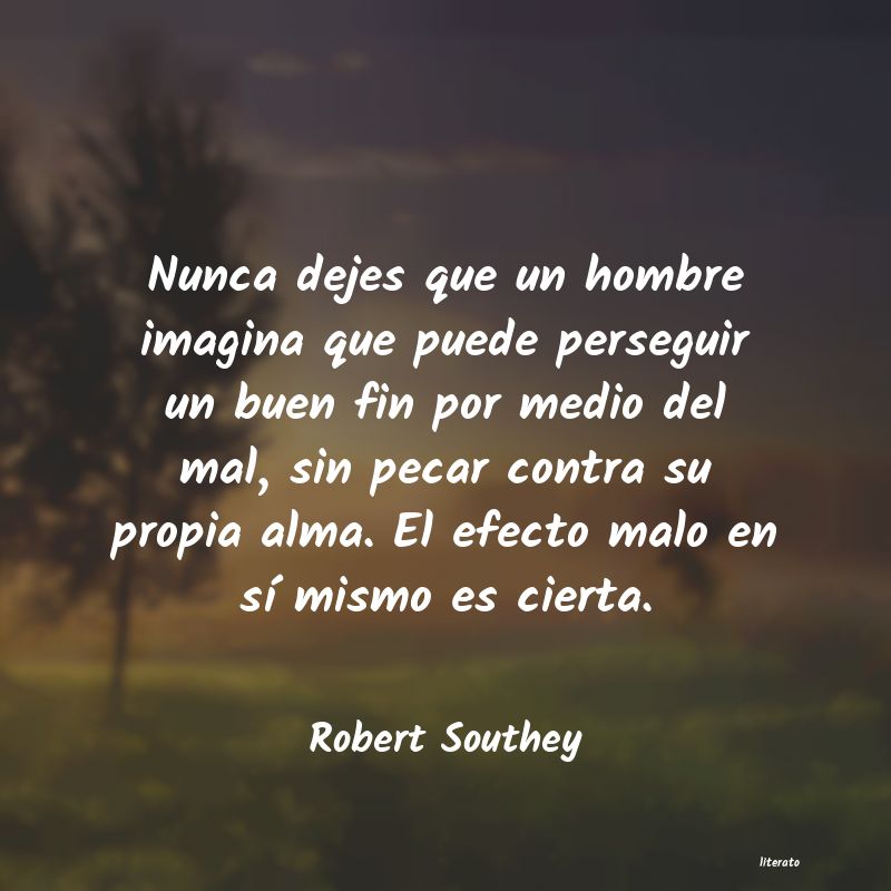 frases de Robert Southey